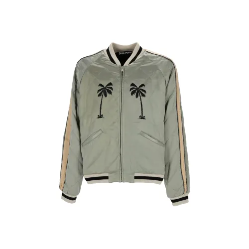 PALM ANGELS Серый Зеленый Мужские Куртки