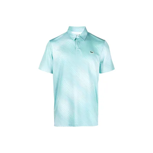 LACOSTE Collaboration Мятно-зеленая мужская поло