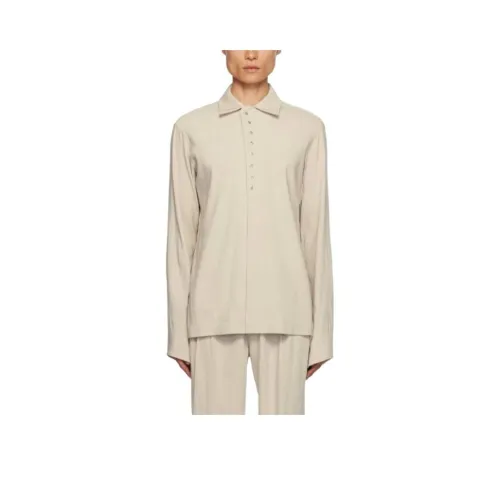 HYEIN SEO Поло Мужское Бежевое