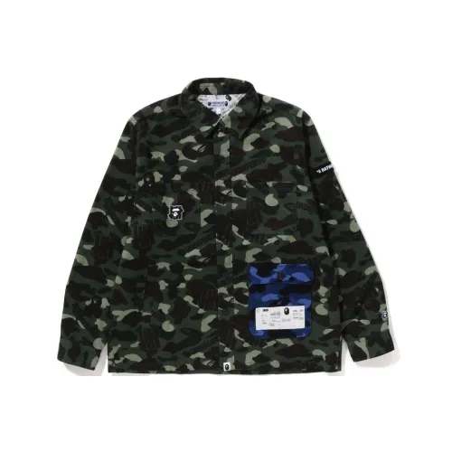 A BATHING APE BAPE совместный бренд Зеленый Мужской Куртки
