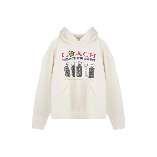 COACH SS25 Свитшот Унисекс Бежевый