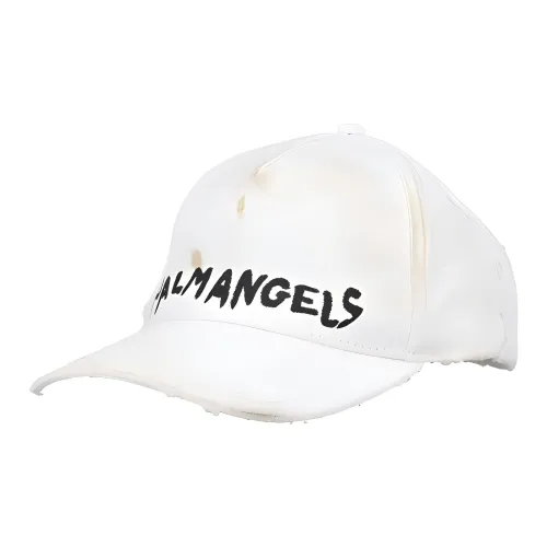 PALM ANGELS Хлопковые кепки, белый, мужской
