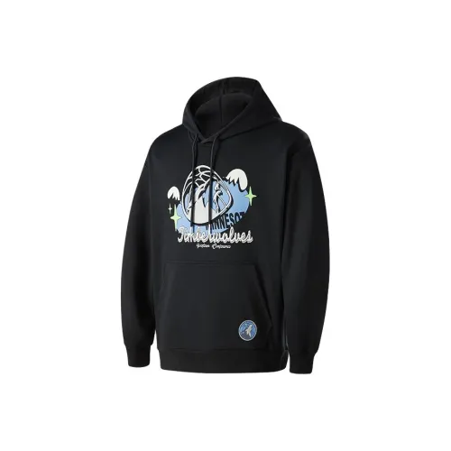 NBA Minnesota Timberwolves Толстовка Унисекс Черный