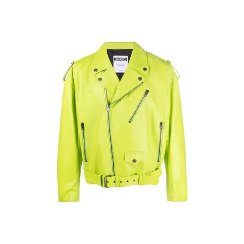 MOSCHINO Неоновый зеленый Мужские куртки
