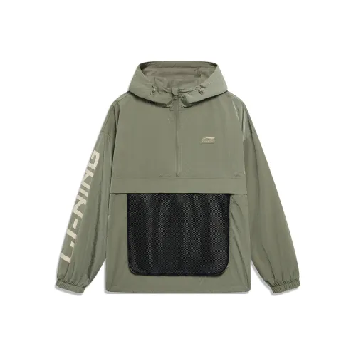 LINING Sports Life Collection Куртка Унисекс Agarwood Зеленый