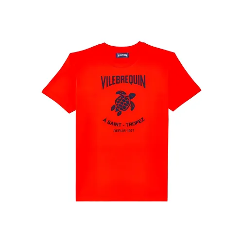 VILEBREQUIN Red Мужская T-рубашка