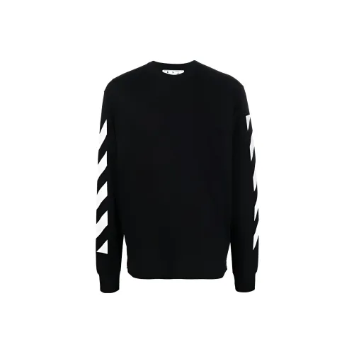 Off Белый FW22 Черный Мужские Свитшоты