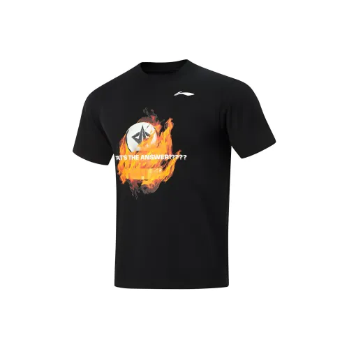 LINING Basketball Collection Т-Рубашка Мужская Черная