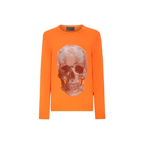 PHILIPP PLEIN Оранжевый Мужской Свитшот
