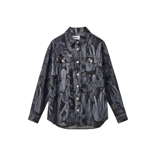 LOEWE Paula's Ibiza SS22 Рубашка Мужская Черная