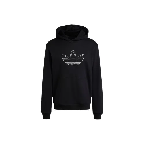 Adidas Originals Trefoil Hoodie FW24 Толстовка Мужская Черная