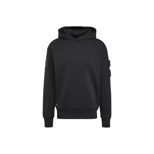 Adidas x YOUWENTUSI LIANMINGKUAN NASA Collaboration Juventus FW24 DOUBLEKNIT Худи Свитшот Мужской Черный