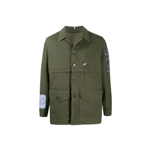 McQ Alexander McQueen Зеленый Мужской Куртки