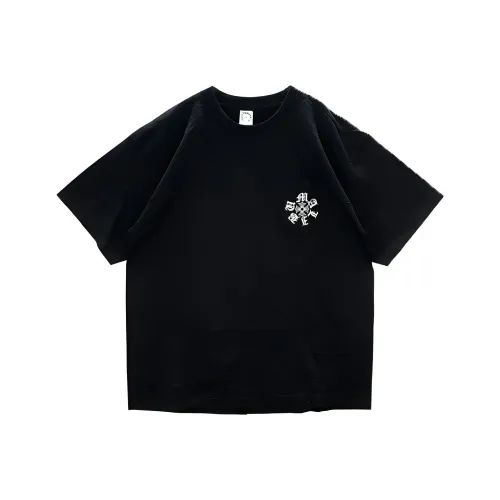 Chrome Hearts Черная Унисекс Футболка