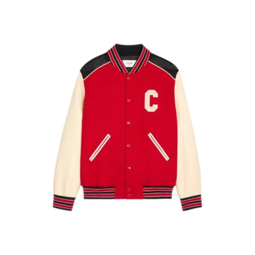 CELINE Новый Men's Collection Boy Doll FW22 Куртки Пальто Мужской Red