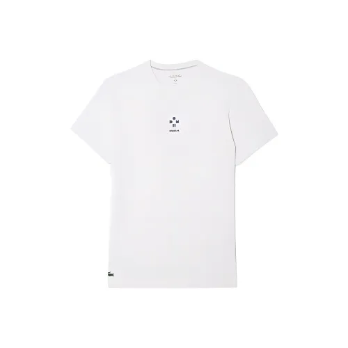 LACOSTE Daniel Medvedev Collaboration Белая Мужская T-Рубашка