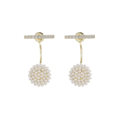 WAW Real Золото Серьги с Золотым Покрытием Женские