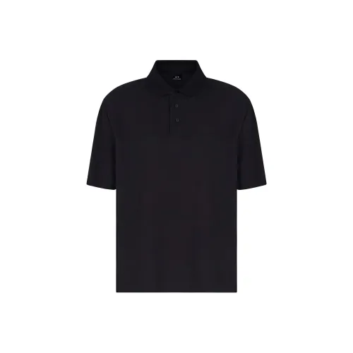 ARMANI EXCHANGEAE SS25 Поло Мужское Темно-Морской Синий