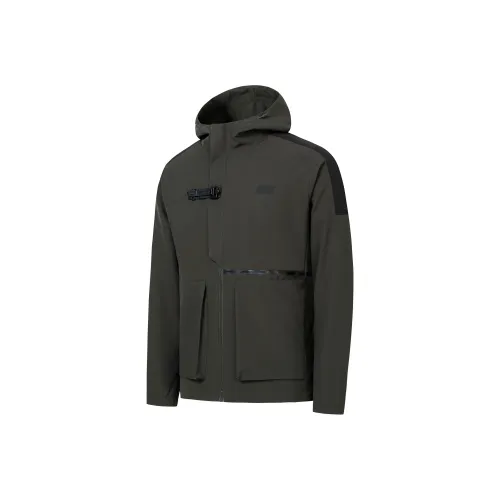 Erke Дождевые зеленые мужские куртки