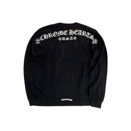 Chrome Hearts Черная Унисекс Футболка