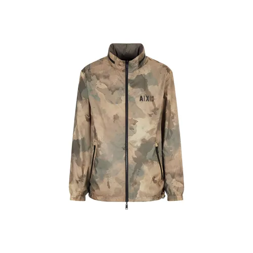 ARMANI EXCHANGEAE FW22 Куртки и пальто Мужской Камуфляж Желтый