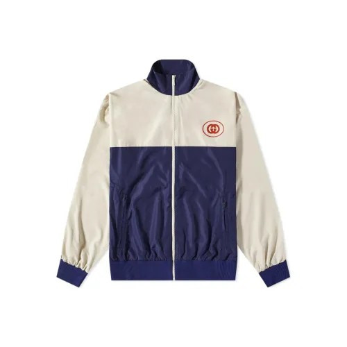 GUCCI SS22 Куртки и Пальто Мужской Синий