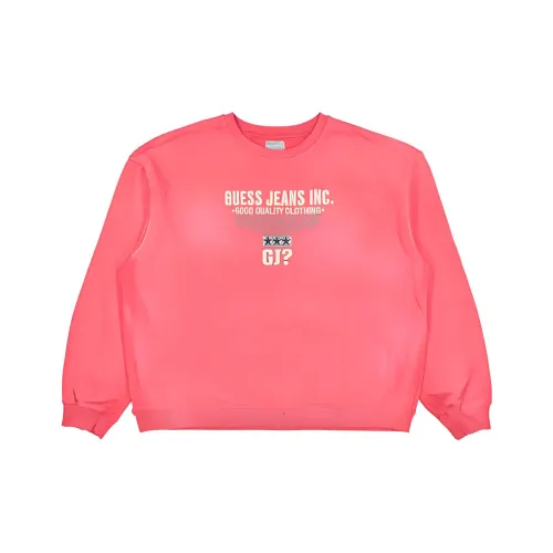 GUESS Красный Унисекс Свитшоты