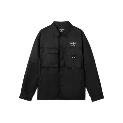 BOY LONDON Мужские черные куртки