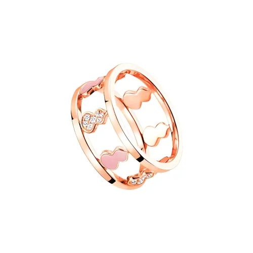 Qeelin Wulu 18К Розовое золото Бриллианты Кольца Женские