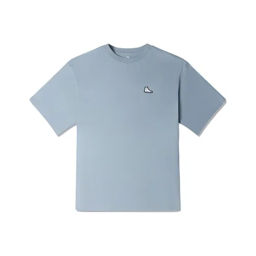 Конверс T-Shirt Унисекс Серый Синий