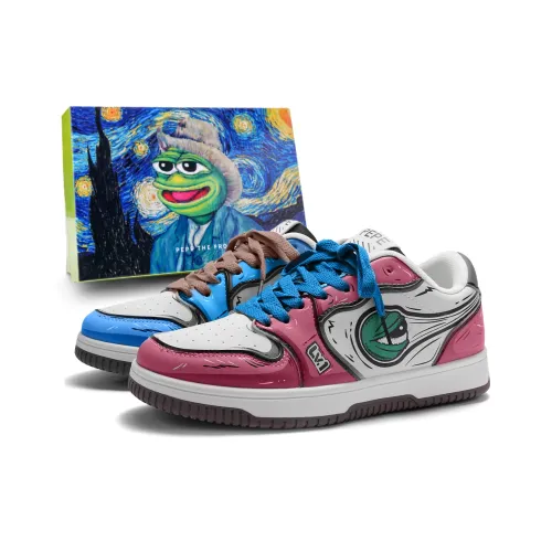 Кроссовки для скейтбординга Pepe The Frog Low Top Unisex