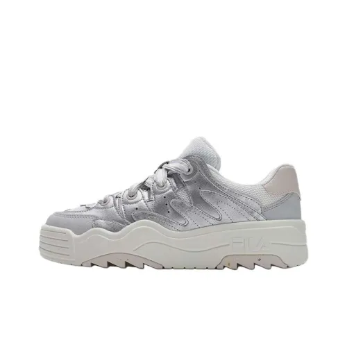 FILA Rosetta Скейтборд Кроссовки Низкие Серебряные Женские