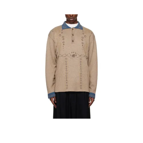 HYEIN SEO Поло Мужское Хаки