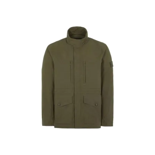 Stone Island STONE ISLAND SS23 GHOST PIECES Армейский зеленый Мужские куртки