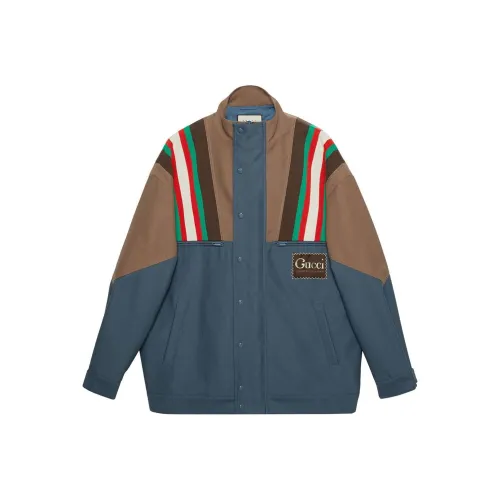 GUCCI Blue Men's Jackets GUCCI Синий Мужские Куртки