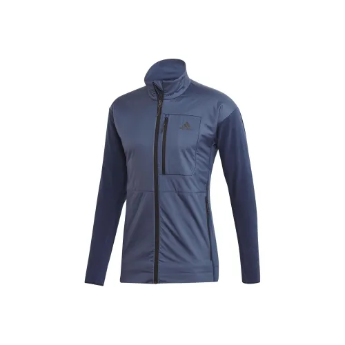 Adidas Темно-синие мужские куртки
