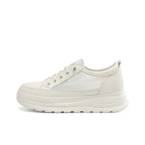 BOERDIQI Низкий топ кэжуал женский экрю