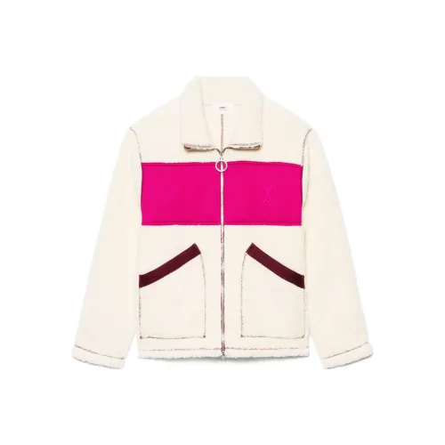 AMIPARIS Белый Розовый Мужские Куртки