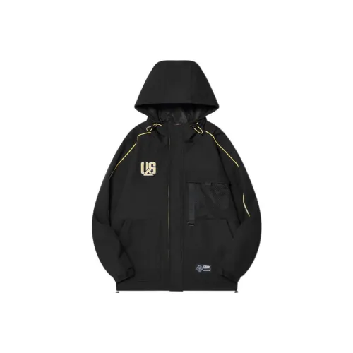 PEAK Basketball Culture Collection Sports Lifestyle Collection Куртки Пальто Мужской Черный