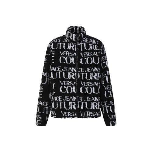 VERSACE JEANS COUTURE Мужские черные куртки