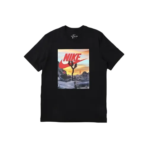 Nike Мужские черные футболки