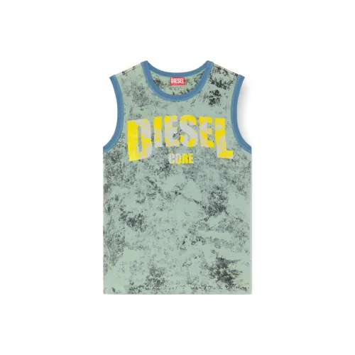 DIESEL Зеленые Мужские Майки