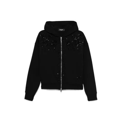 DSQUARED 2 SS25 Толстовка Мужской Черный