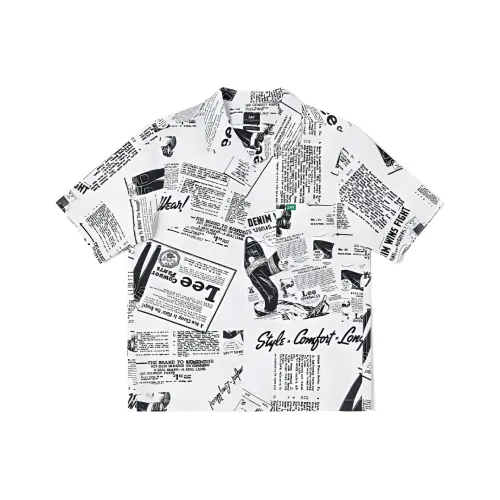 Lee совместный бренд модель Белый Мужская рубашка