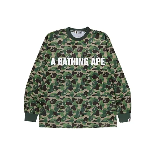 A BATHING APE Bape Свитшот Мужской Зеленый