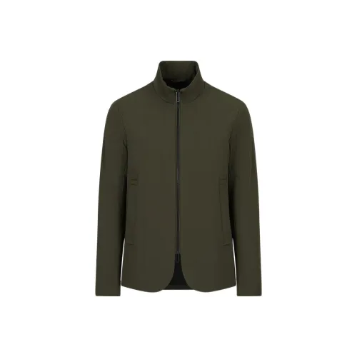 EMPORIO ARMANI Зеленые Мужские Куртки
