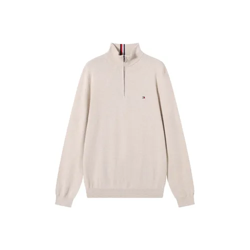 Tommy Hilfiger Овсяный Мужской Свитшот
