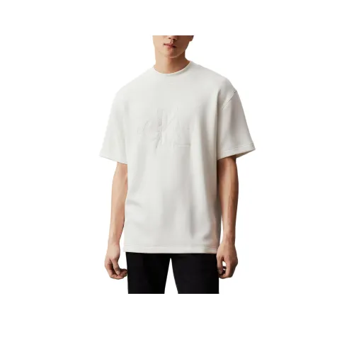 Calvin Klein T-Shirt Мужской Айвори Европейская версия