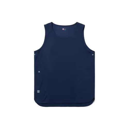 LINING Майка Унисекс Айвори Синий