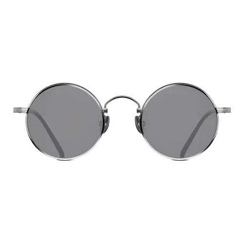 Matsuda Титановый сплав Нерегулярная форма Солнцезащитные очки Мужской Черный